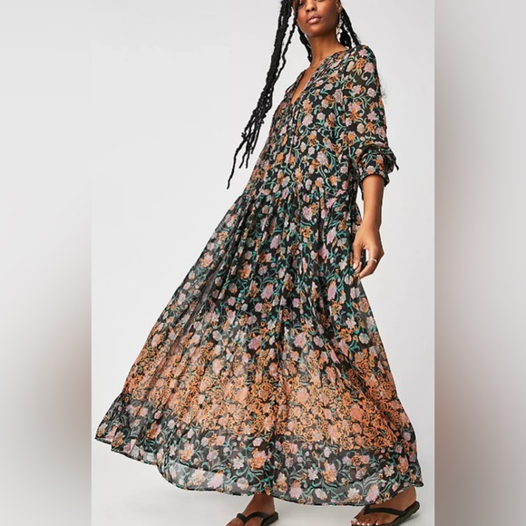 NWT FREE PEOPLE See It Through Dress - Picture 7 of 14